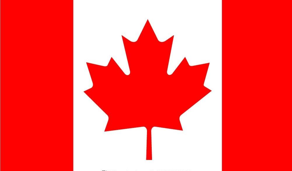 加拿大国旗素材,加拿大国旗图片组成的,共2张,适用于加拿大介绍ppt