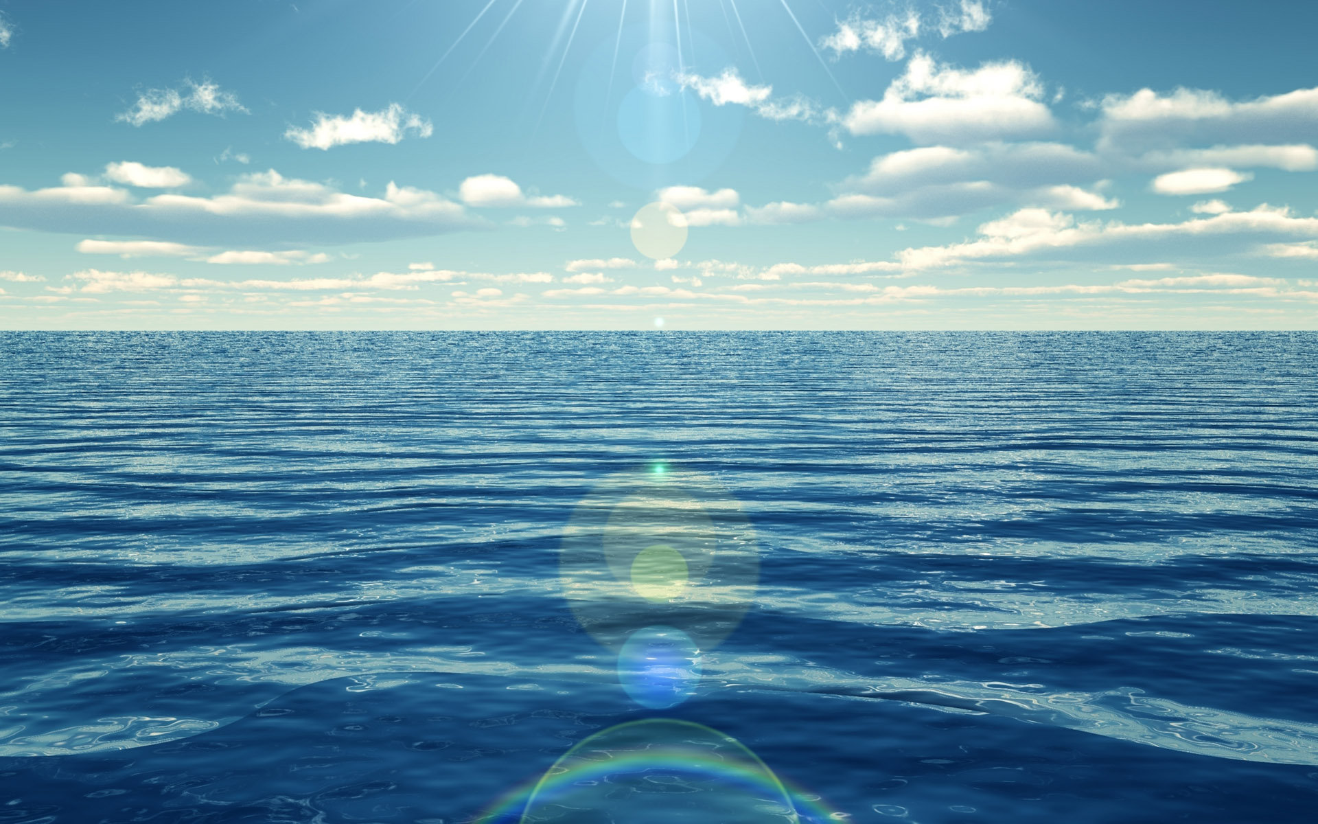 浅蓝色大海图片