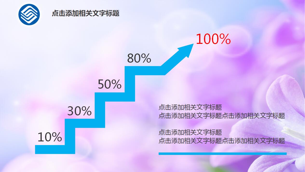 紫色创意时尚中国移动客服年度工作总结ppt模板