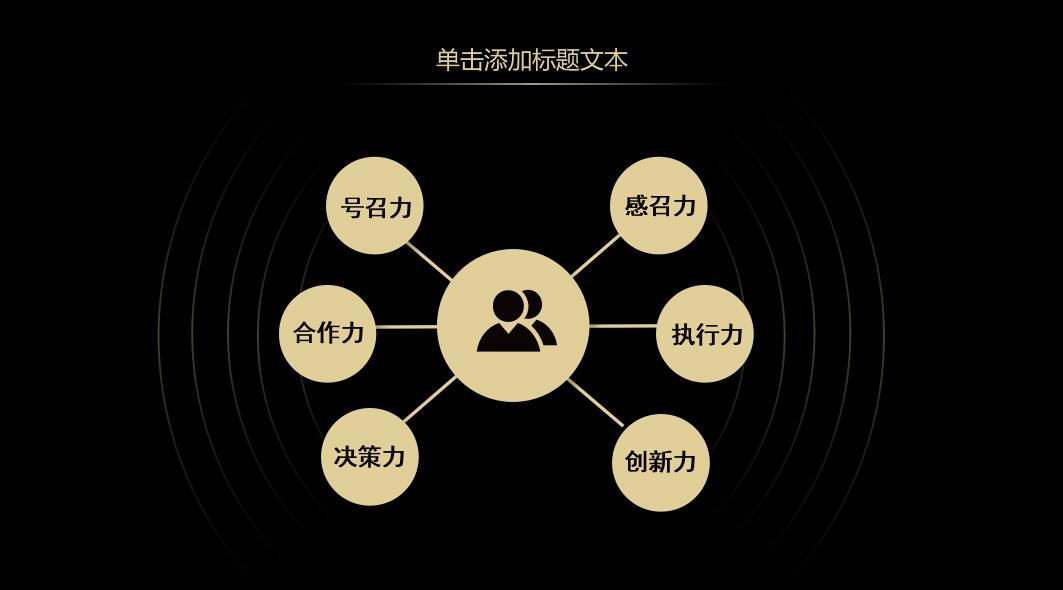 黑金简约高端大气商务通用工作总结ppt模板