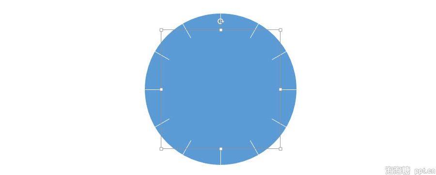 PPT制作技巧：如何用PPT绘制时钟表面刻度？