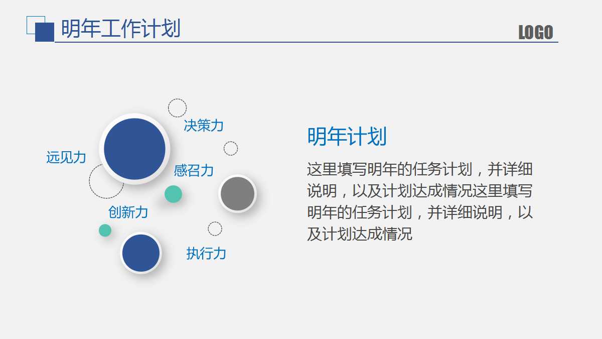简洁商务经典工作汇报总结ppt模板