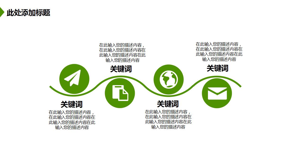 绿色简洁创业项目策划ppt模板
