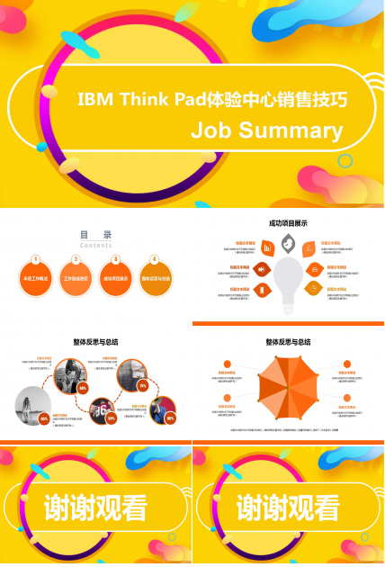 IBM Think Pad体验中心销售技巧PPT课件