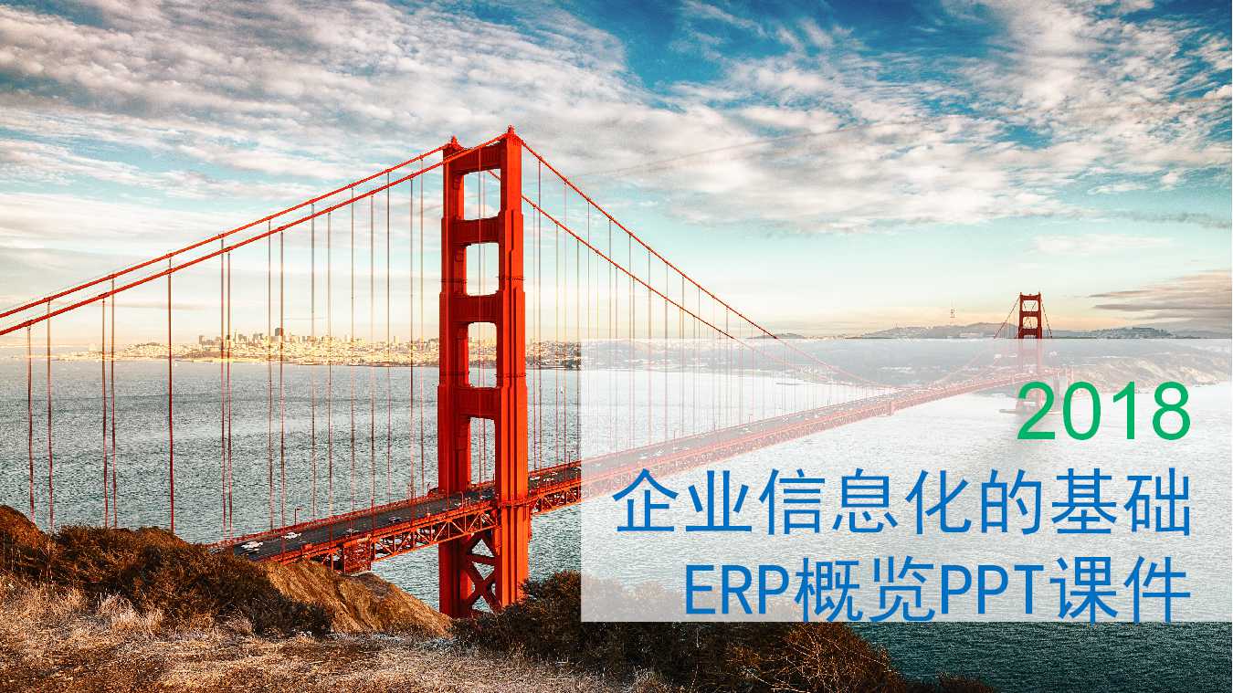 企业信息化的基础ERP概览PPT课件