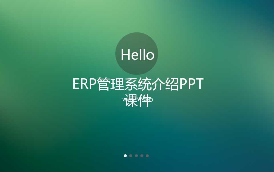 ERP管理系统介绍PPT课件