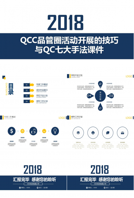QCC品管圈活动开展的技巧与QC七大手法PPT课件