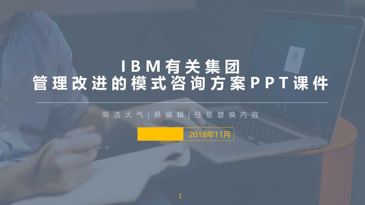 IBM有关集团管理改进的模式咨询方案PPT课件