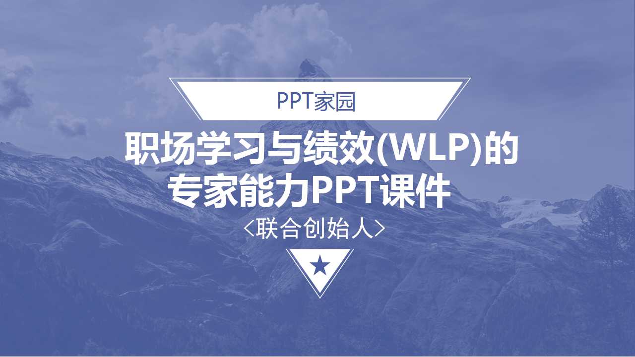 职场学习与绩效(WLP)的专家能力PPT课件