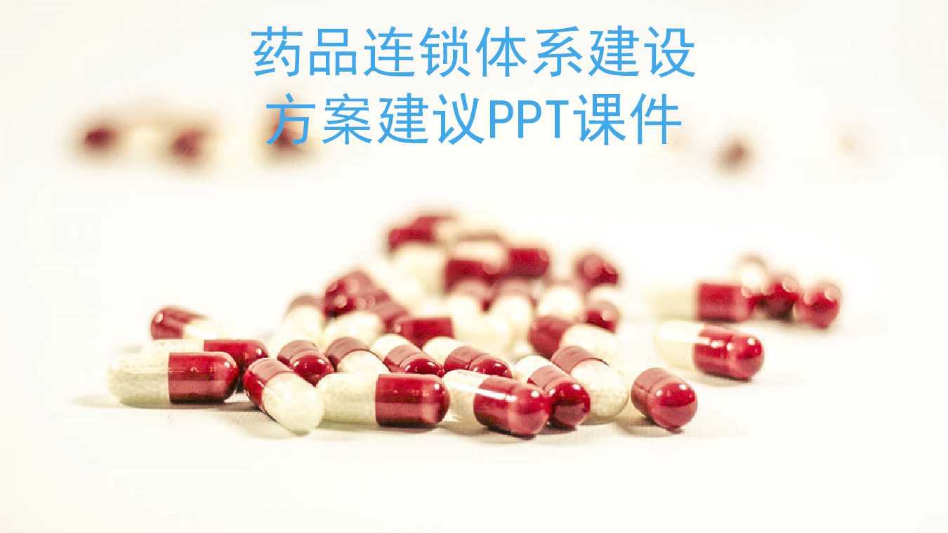 药品连锁体系建设方案建议PPT课件