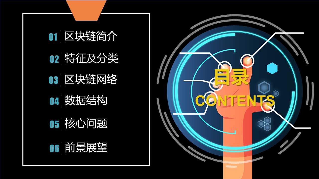 区块链比特币ppt模板