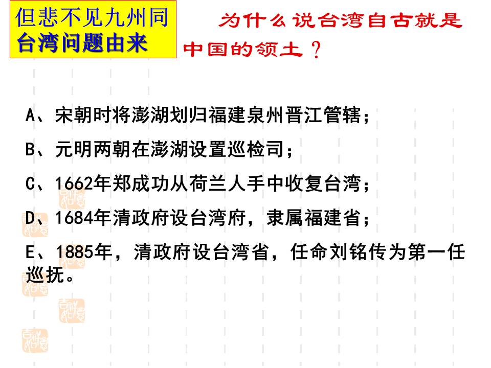 告台湾同胞书和平统一ppt模板