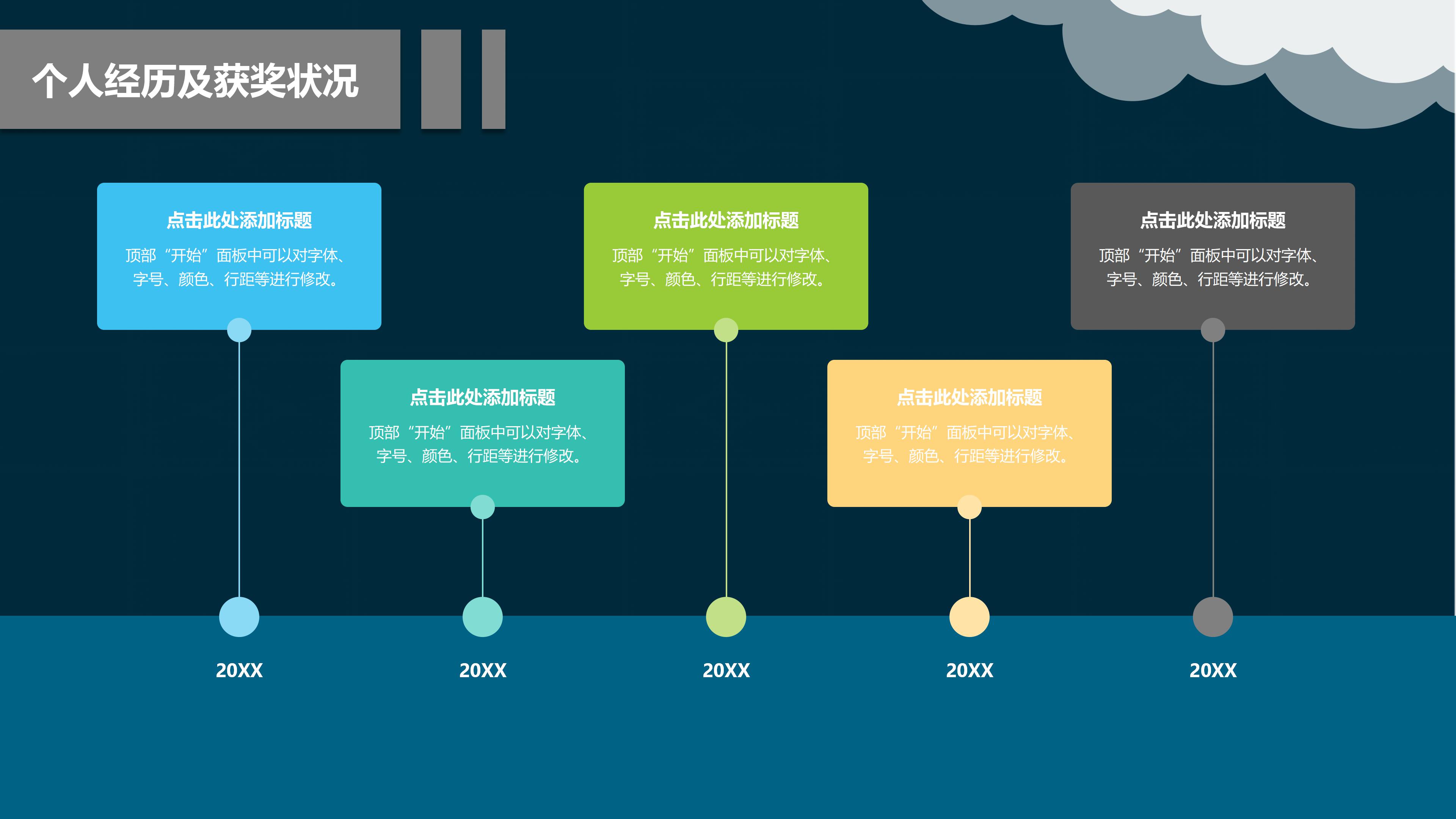 大学生竞选述职ppt模板