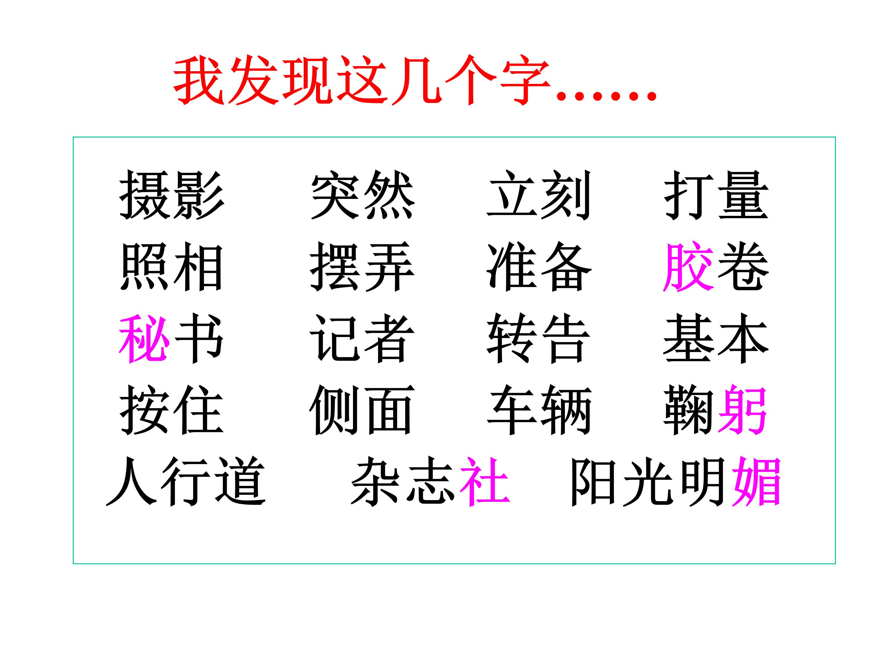 6小摄影师ppt模板