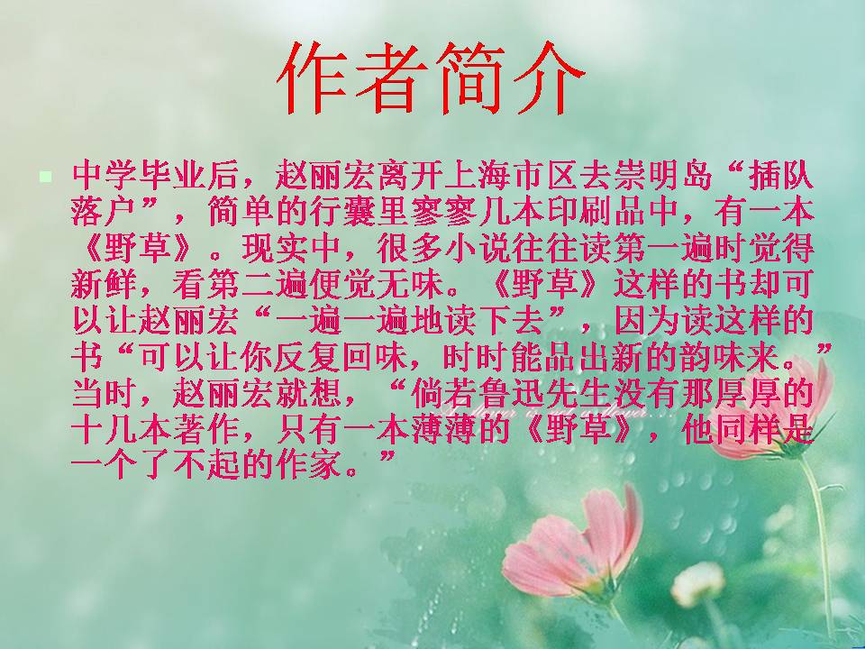 山雨ppt课件
