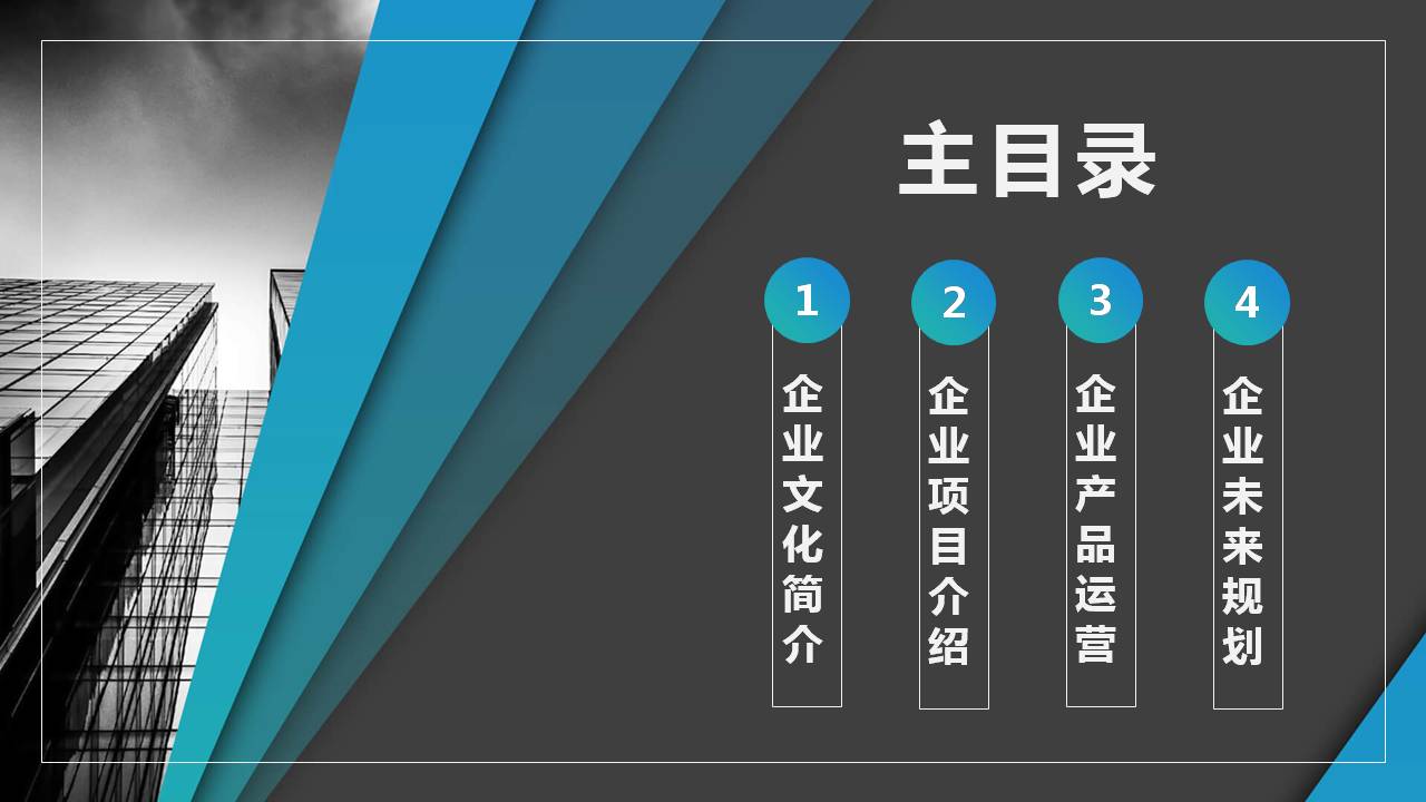 大气企业未来规划ppt