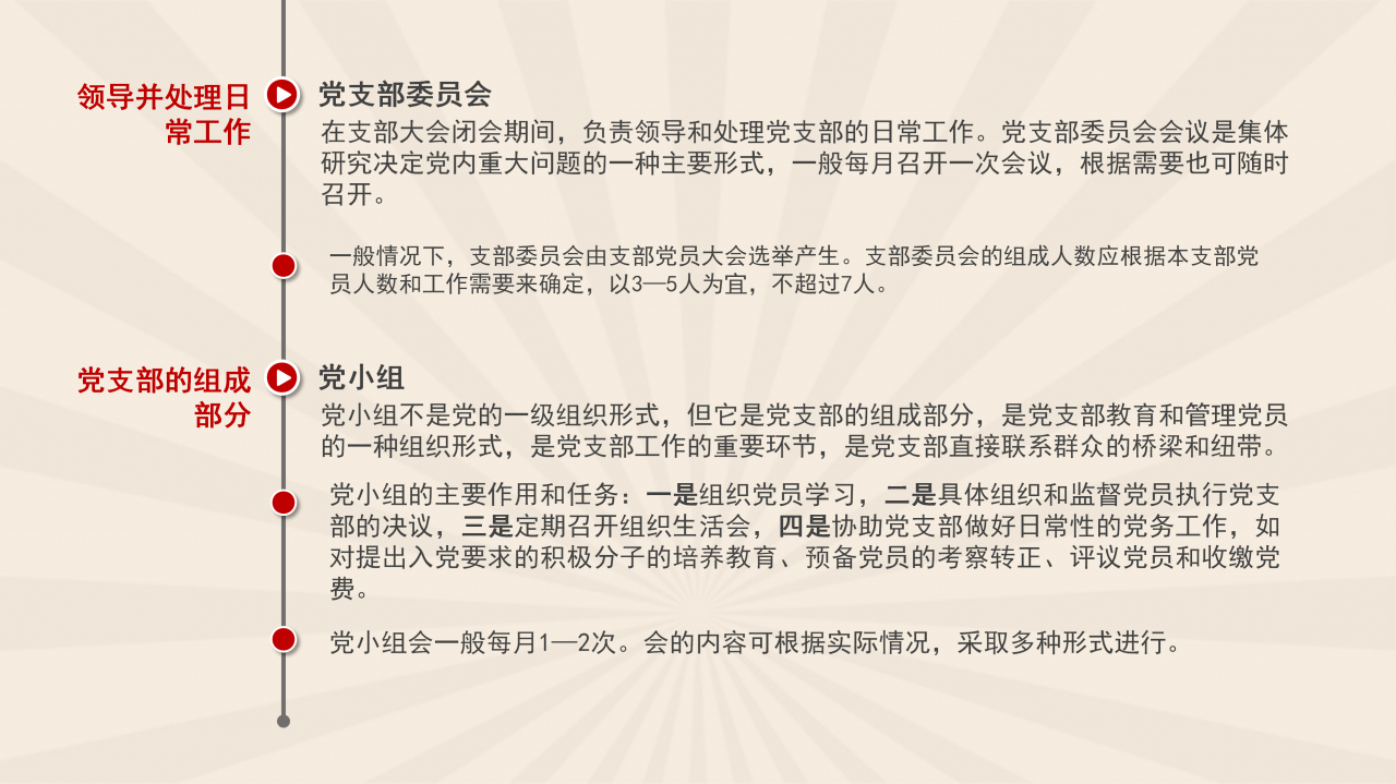 党支部党务知识培训课程ppt模板