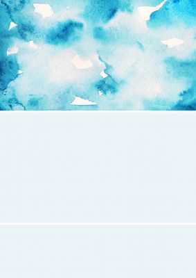 浅蓝色花瓣唯美工作汇报PPT背景图片