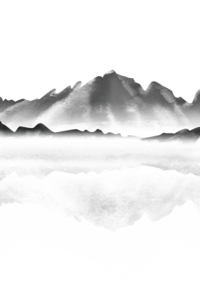 水墨中国风设计PPT模板背景图