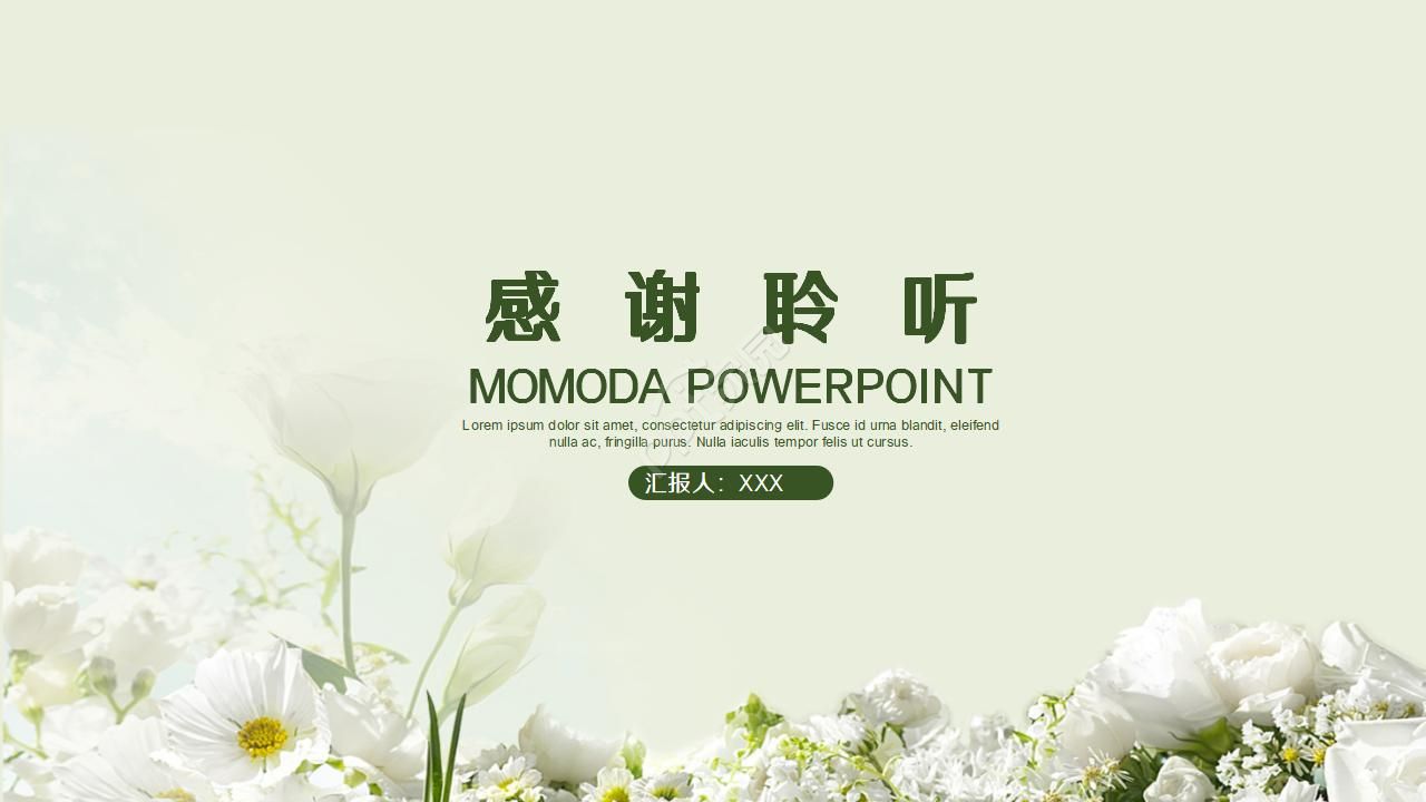 韩国商务精美专用PPT模板