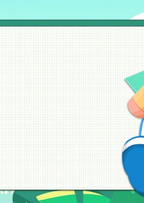 儿童教育类型卡通PPT模板背景图片