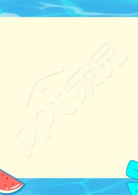 黄色手绘卡通ppt模板背景图片