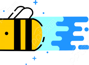卡通手绘昆虫动物蜜蜂矢量图片素材下载推荐