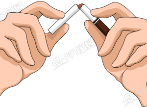 禁烟主题双手掰烟图片下载推荐