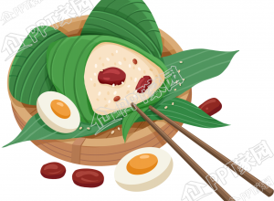 端午节美食粽子鸡蛋国风传统节日元素png素材下载推荐