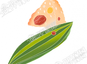 绿色粽子叶手绘卡通端午节粽子传统节日元素png素材下载推荐