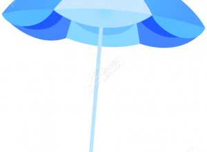 卡通手绘遮阳伞海边旅游度假矢量图片素材下载推荐