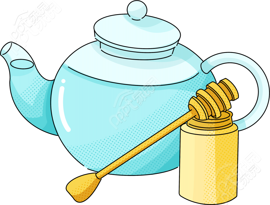 蜂蜜水茶壶图片